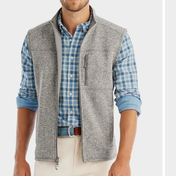 johnnie-O Other - Johnnie-O Mens Wes Full Zip Vest